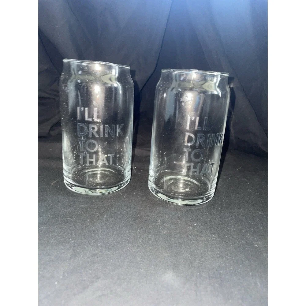 Pair “I’ll Drink To That” Glasses